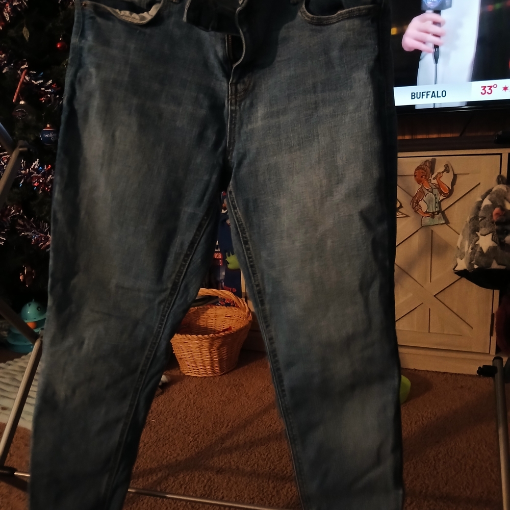 Old Navy Women's Rockstar Super Skinny Blue Jeans
